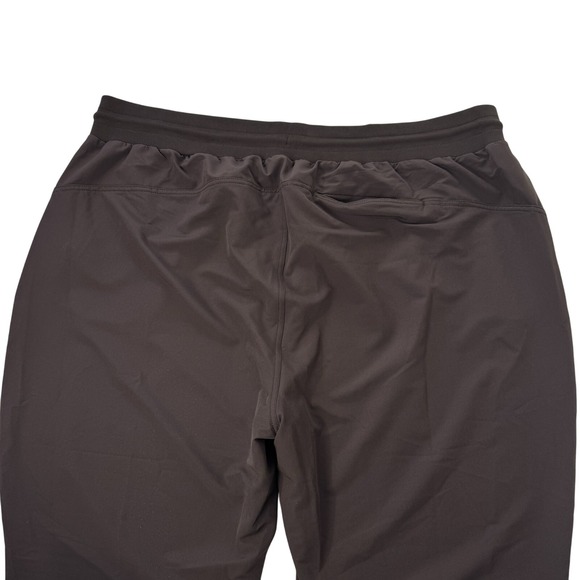 Old Navy 3X Brown Pull-on Jogger Crop Pants Pockets Elastic Waist Drawstring - Picture 4 of 15